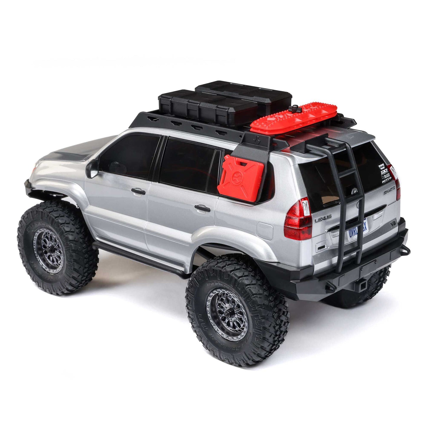 1/24 SCX24 Lexus GX 470 4X4 RTR Brushed Rock Crawler (Battery & Charger Included), Silver