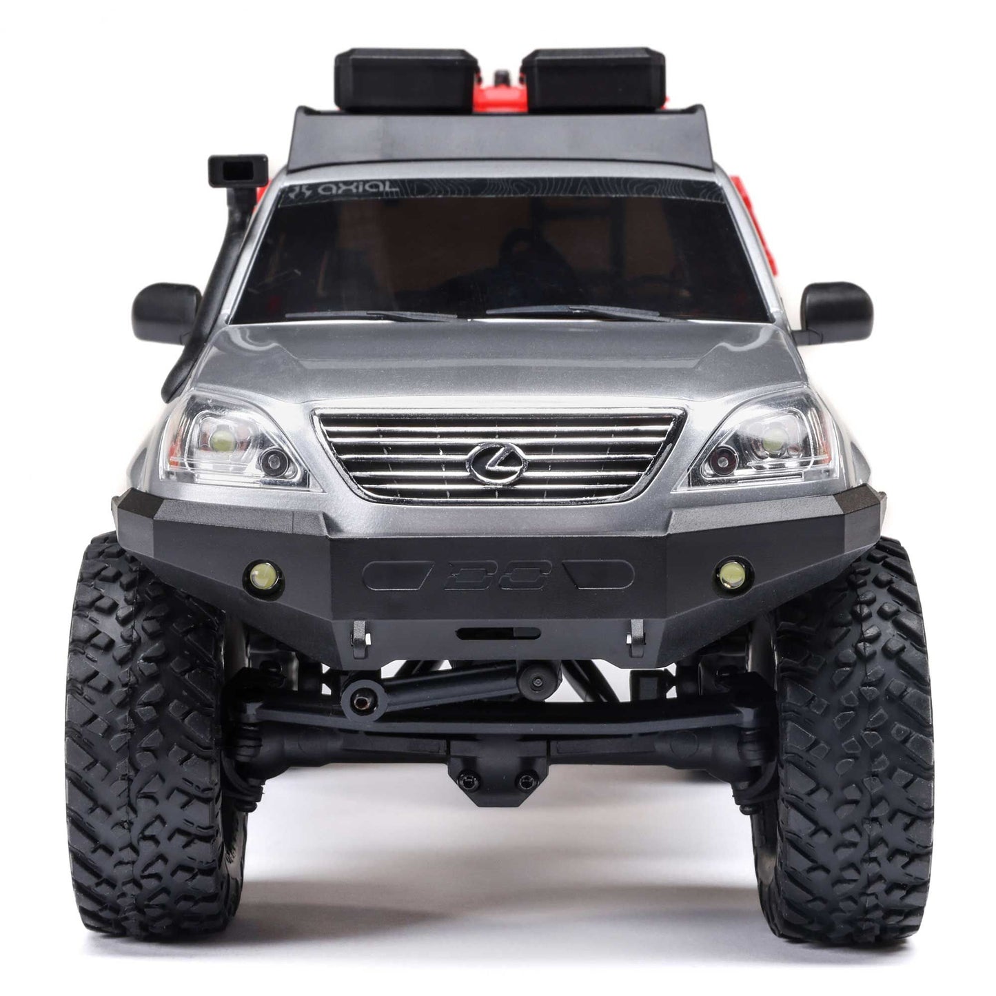 1/24 SCX24 Lexus GX 470 4X4 RTR Brushed Rock Crawler (Battery & Charger Included), Silver