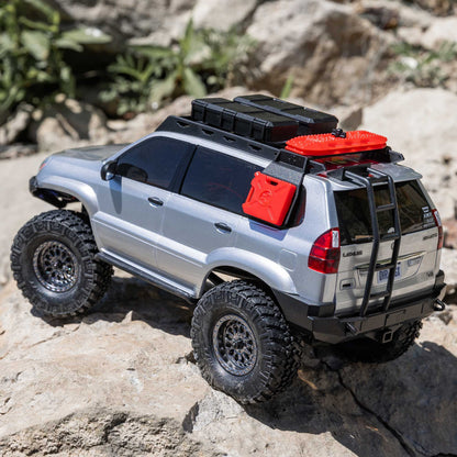 1/24 SCX24 Lexus GX 470 4X4 RTR Brushed Rock Crawler (Battery & Charger Included), Silver