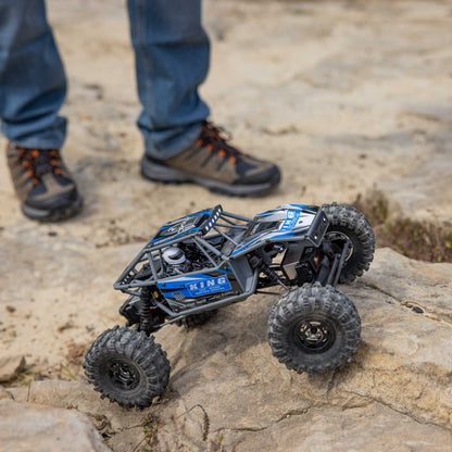 1/18 UTB18 Capra 4WS 4X4 RTR Brushed Rock Crawler (Battery & Charger Included), Blue