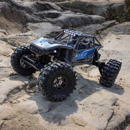 1/18 UTB18 Capra 4WS 4X4 RTR Brushed Rock Crawler (Battery & Charger Included), Blue