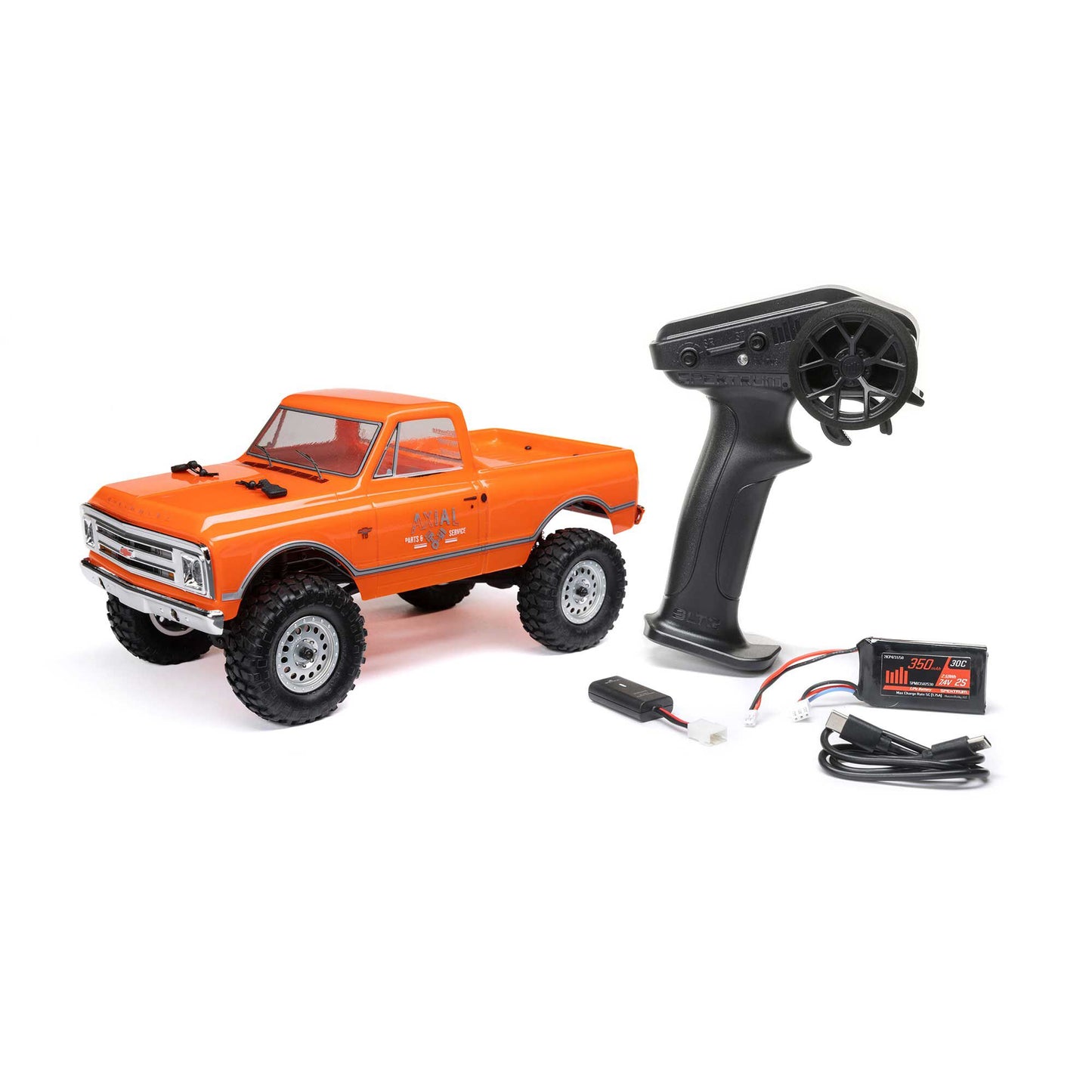 Axial 1/24 SCX24 1967 Chevrolet C10 4WD Truck RTR, Orange