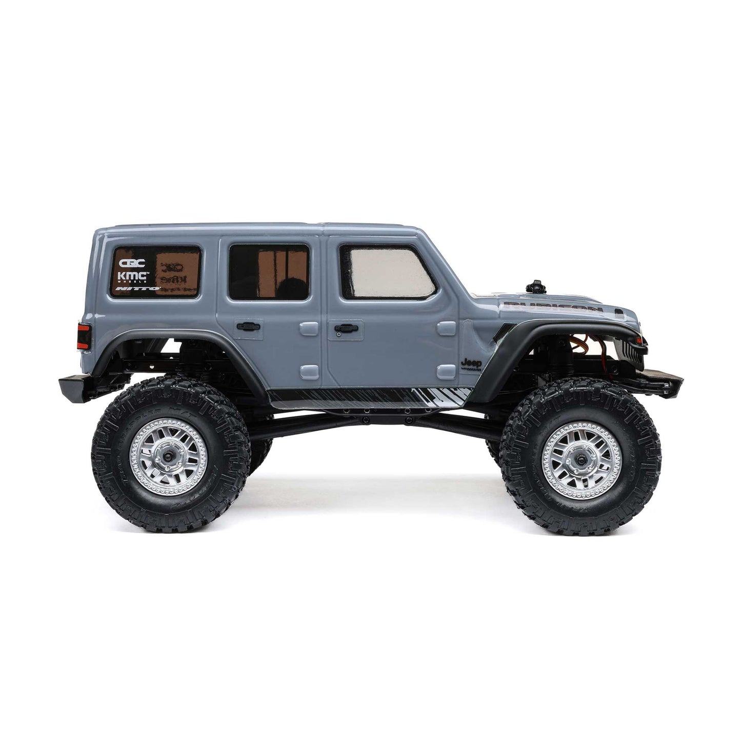 Axial 1/24 SCX24 Jeep Wrangler JLU 4X4 Rock Crawler Brushed RTR, Gray