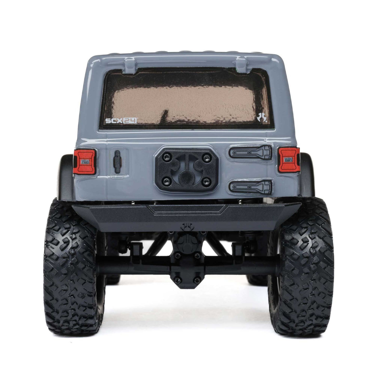 Axial 1/24 SCX24 Jeep Wrangler JLU 4X4 Rock Crawler Brushed RTR, Gray