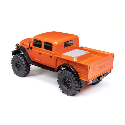 Axial 1/24 SCX24 Dodge Power Wagon 4WD Rock Crawler Brushed RTR, Orange