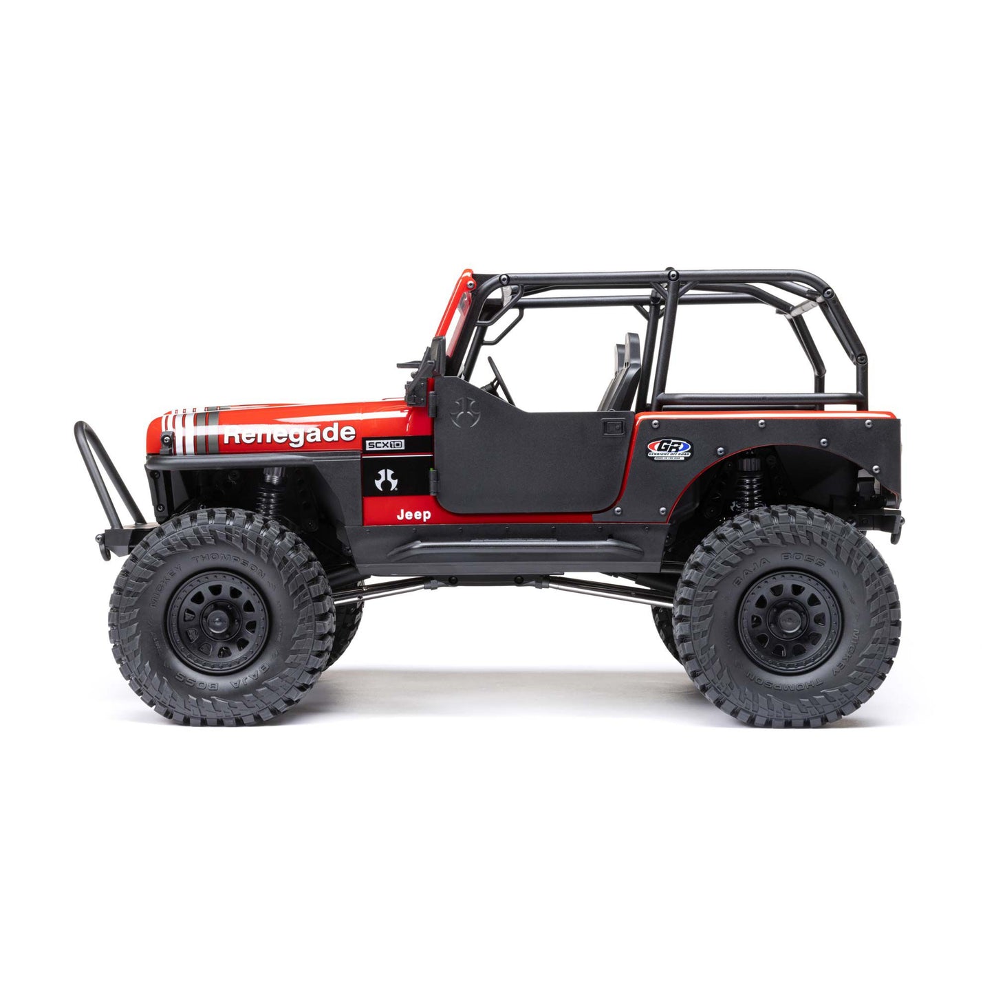 1/10 SCX10 III Jeep CJ-7 4X4 RTR Brushed Rock Crawler, Red