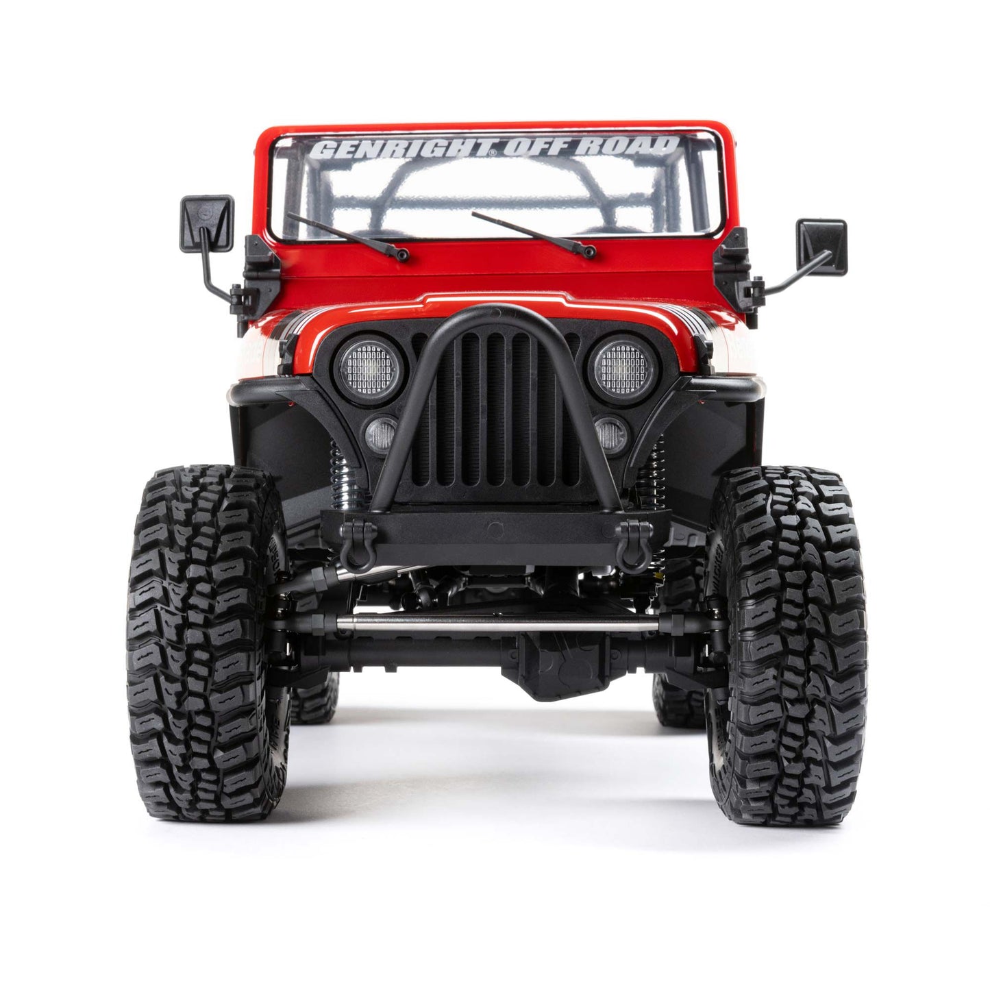 1/10 SCX10 III Jeep CJ-7 4X4 RTR Brushed Rock Crawler, Red