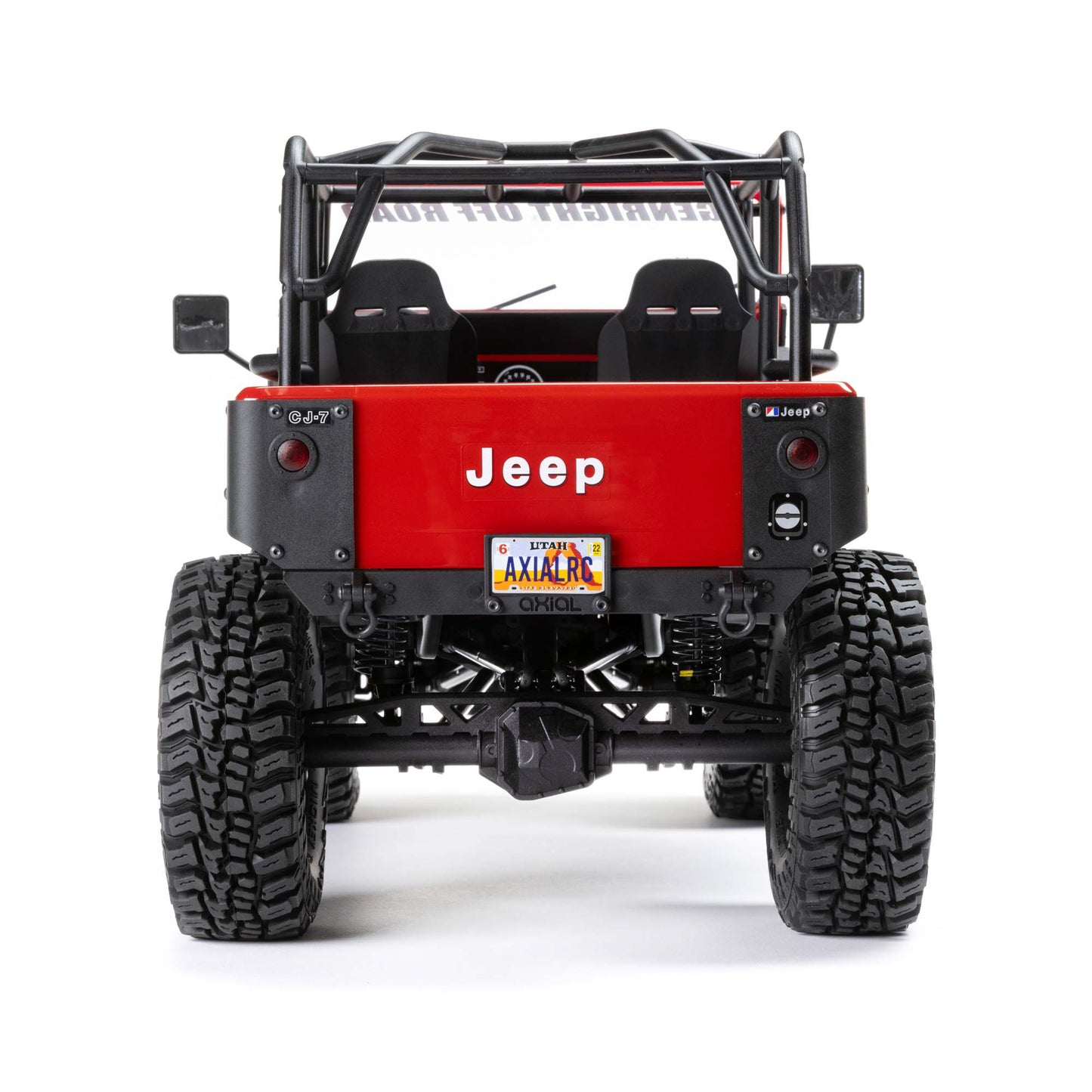 1/10 SCX10 III Jeep CJ-7 4X4 RTR Brushed Rock Crawler, Red