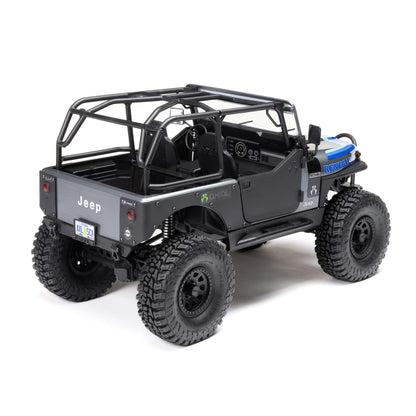 1/10 SCX10 III Jeep CJ-7 4X4 RTR Brushed Rock Crawler, Grey