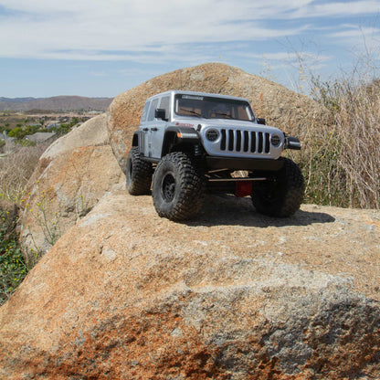 1/6 SCX6 Jeep JLU Wrangler 4WD Crawler RTR: Silver