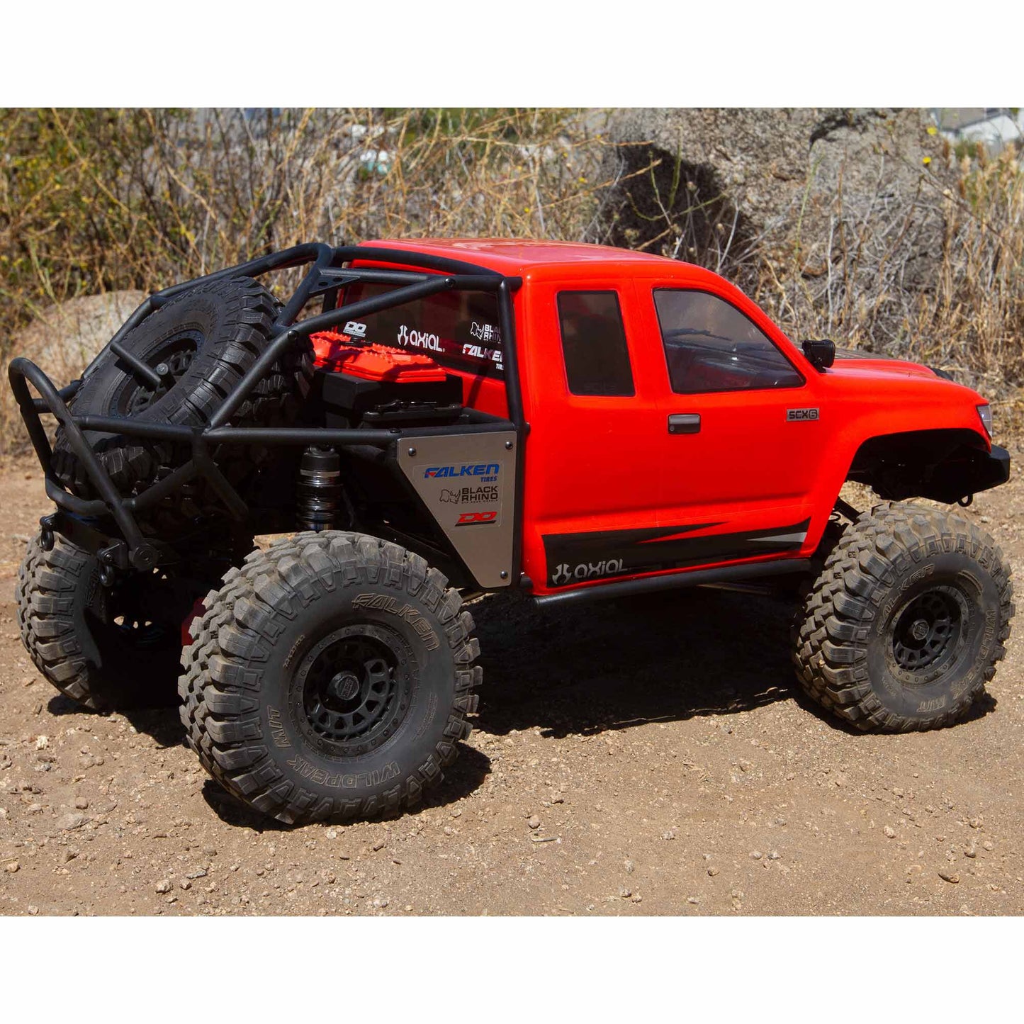 1/6 SCX6 Trail Honcho 4X4 Rock Crawler RTR, Red