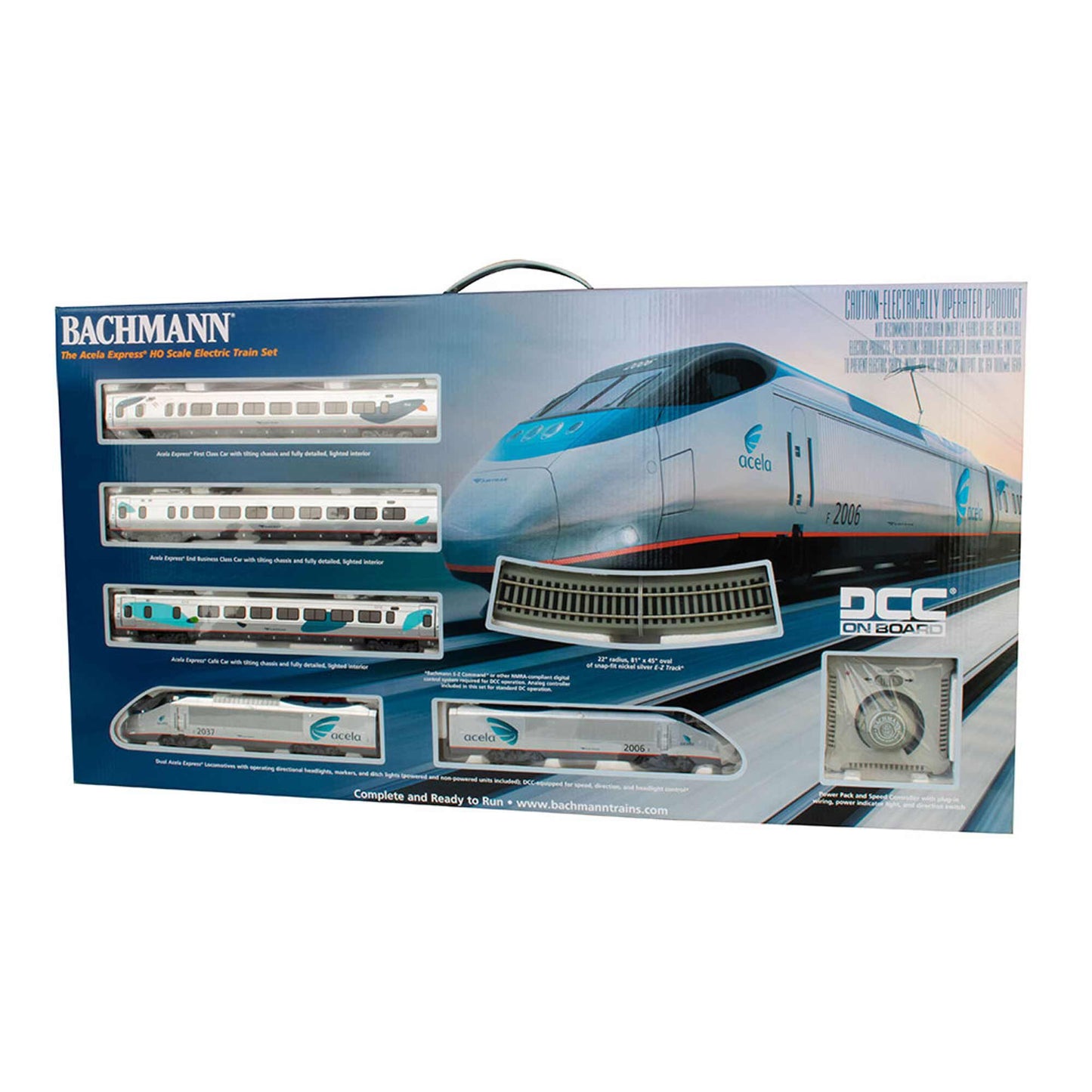 HO Spectrum Acela Set with DCC Amtrak