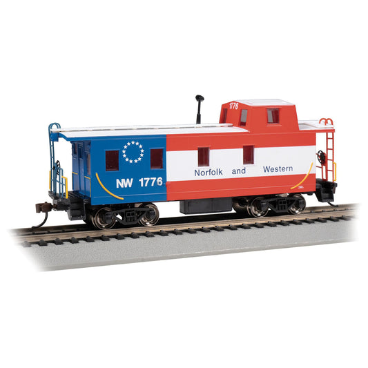 HO Off-set Cupola Caboose Norfold & Western #1776