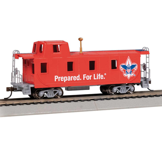 HO STREAMLINED CABOOSE - BOY SCOUTS