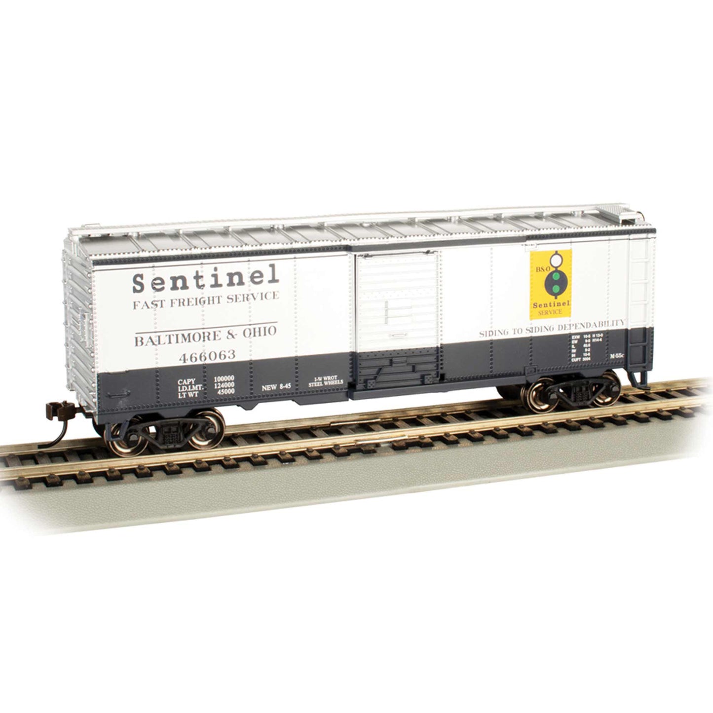 HO 40' Box Car B&O66063, Sentinel