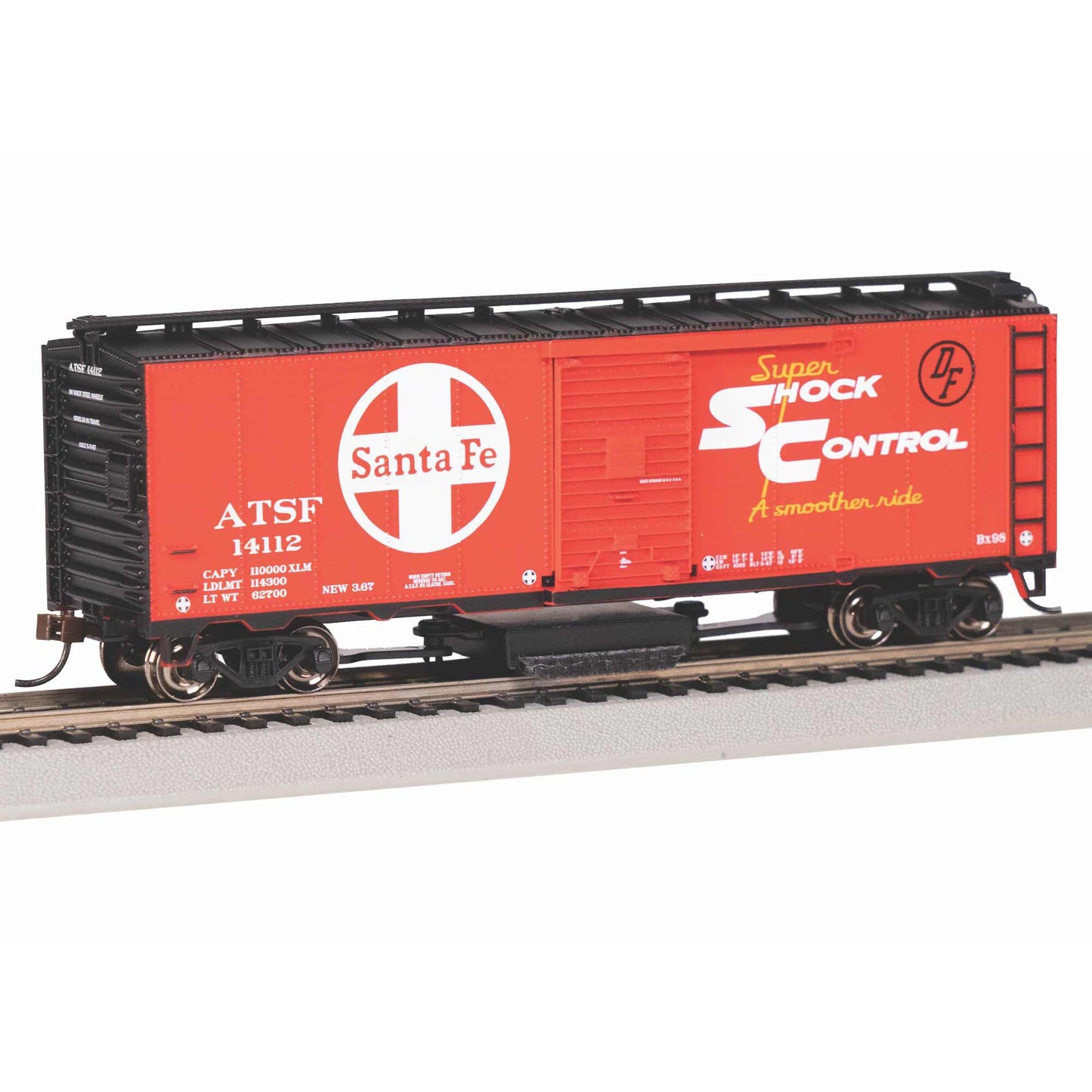 HO TRACK CLEANING CAR SANTA FE #14112