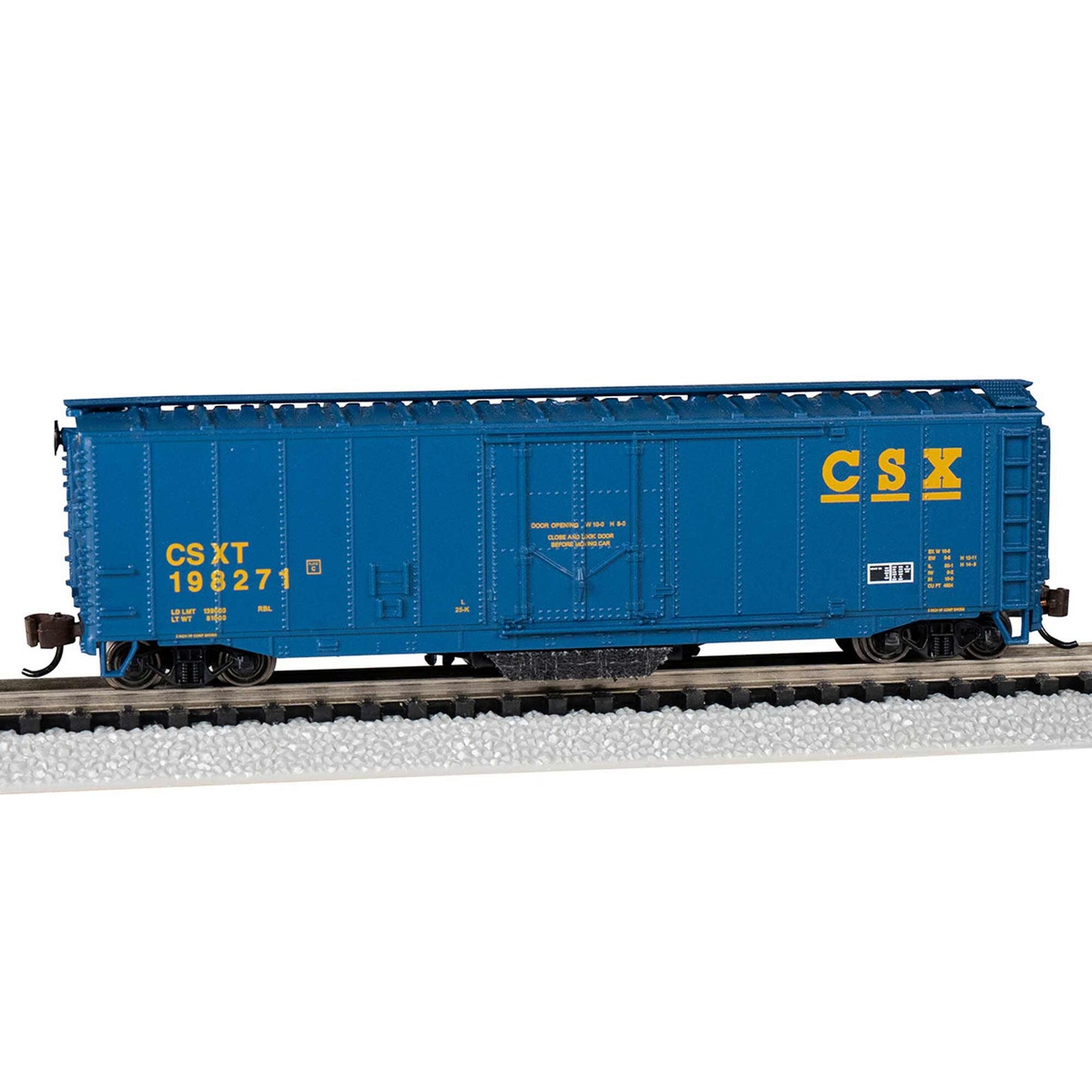 N 50' TRACK CLEANING CAR CSX #198271