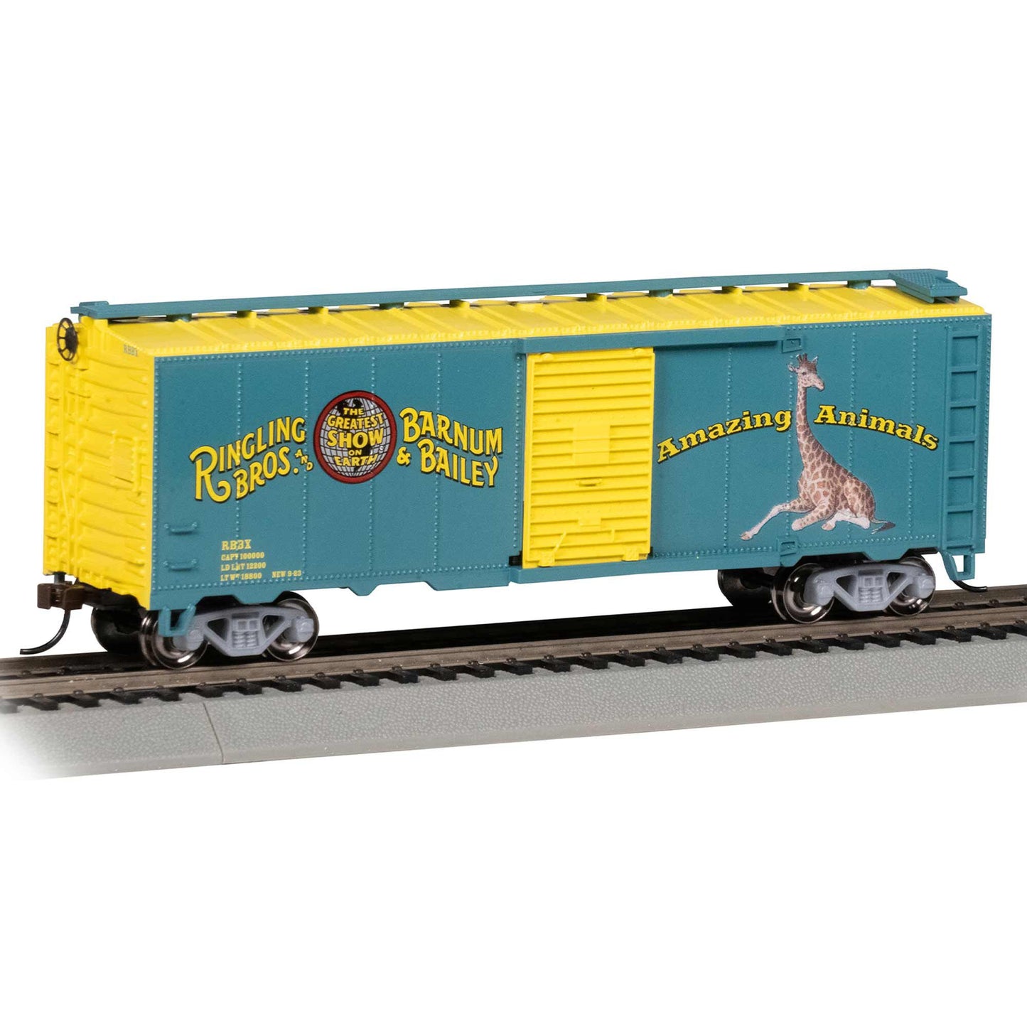 HO Ringling Brothers Giraffe Box Car