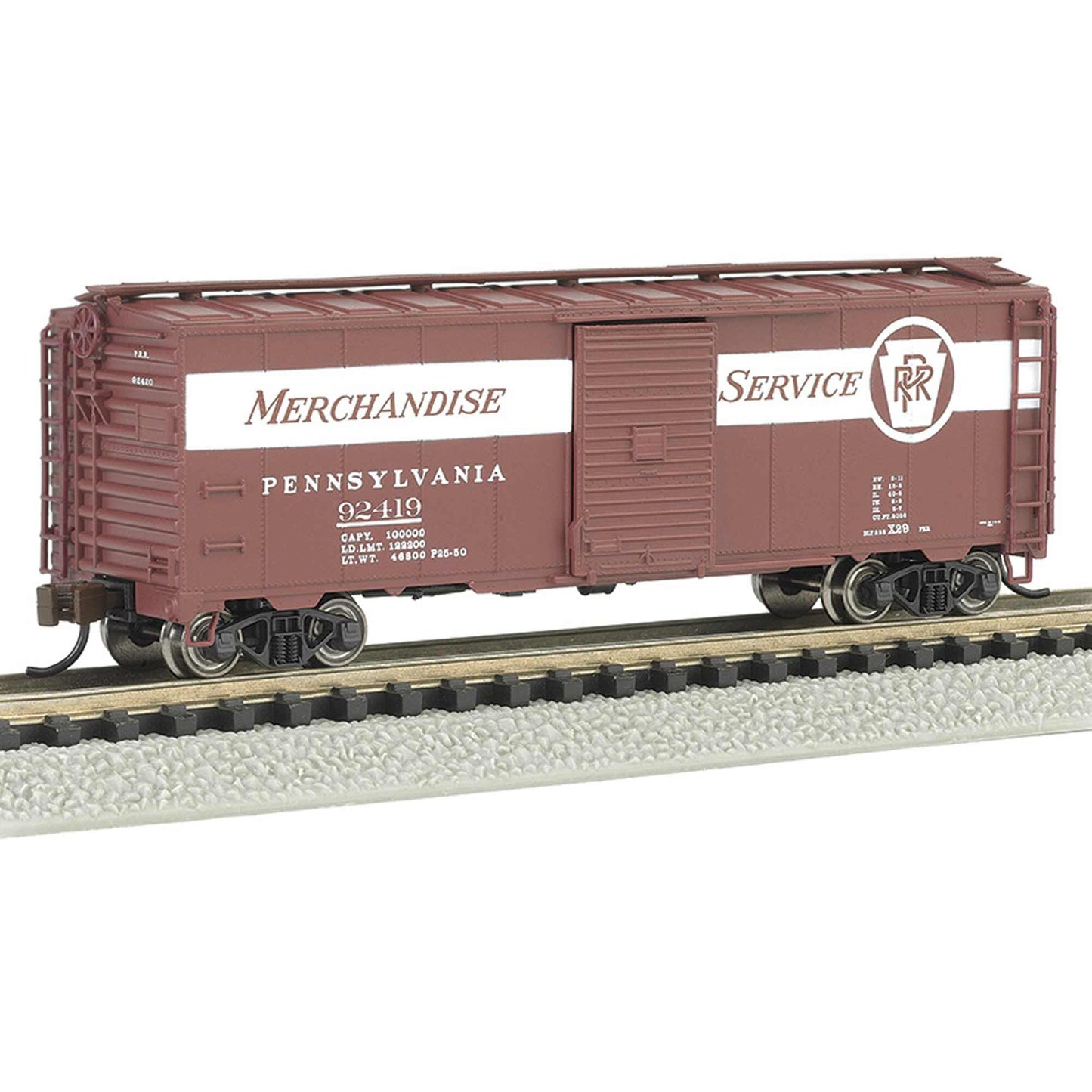 N 40' Steel Box PRR Merchandise Service #92419