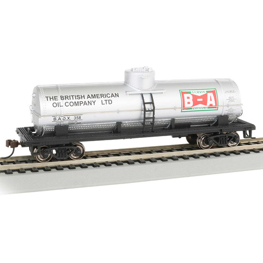 HO 40' 1-Dome Tank British American Oil Silver