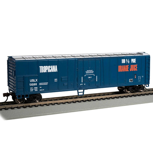 HO 50' REEFER TROPICANA #13088 (blue & silver)