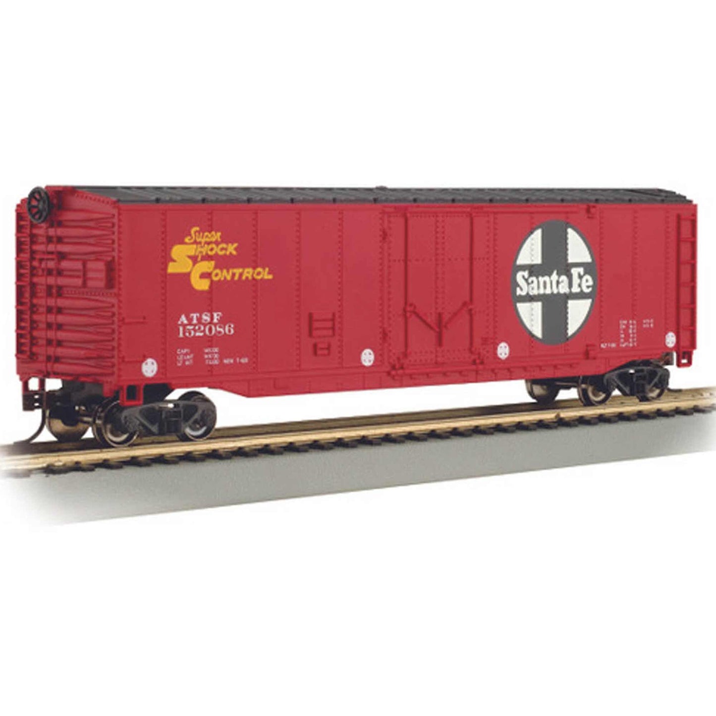 HO 50' PLUG DOOR BOX CAR SANTA FE #152086