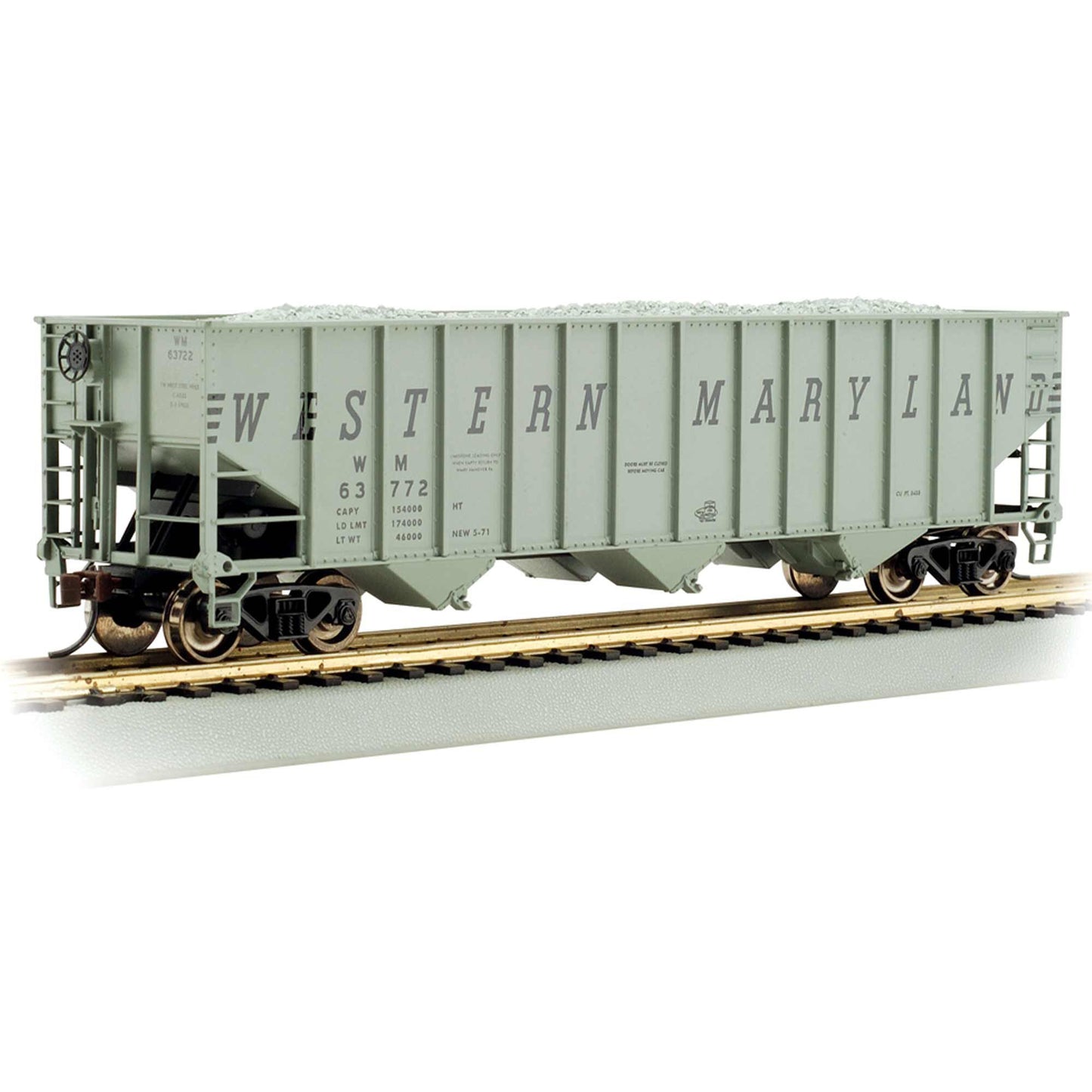 HO 100-Ton 3-Bay Hopper, WM #63834