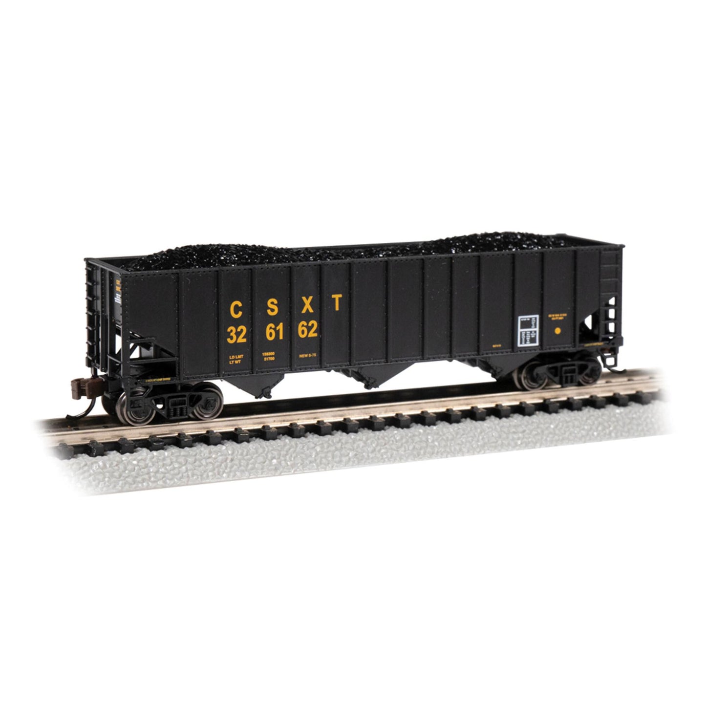 N Bethlehem Steel 100 Ton 3-Bay Hopper CSX #326162