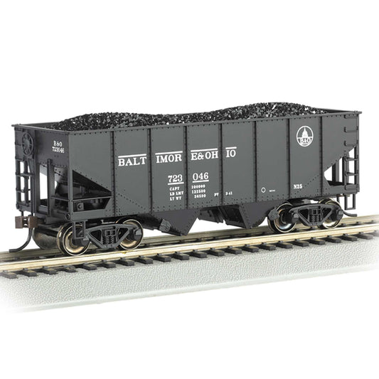 HO 55-Ton 2-Bay Hopper with Coal Load, B&O #723 046