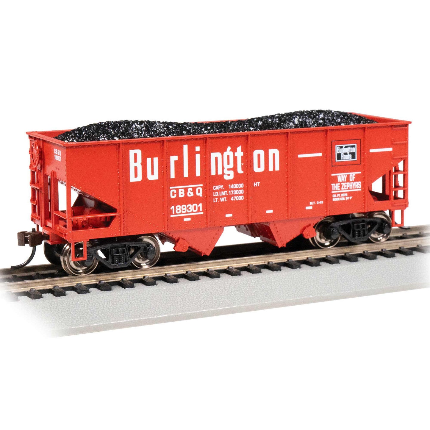 HO 55 Ton 2-Bay USRA Hopper Burlington #189301