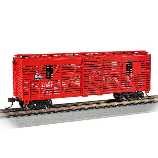 HO STOCK CAR FRISCO #47667 with CATTLE