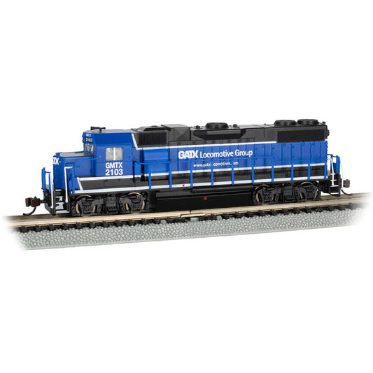 HO EMD GP38 Locomotive with DCC & Sound, Dynamic Brakes, GATX #2103