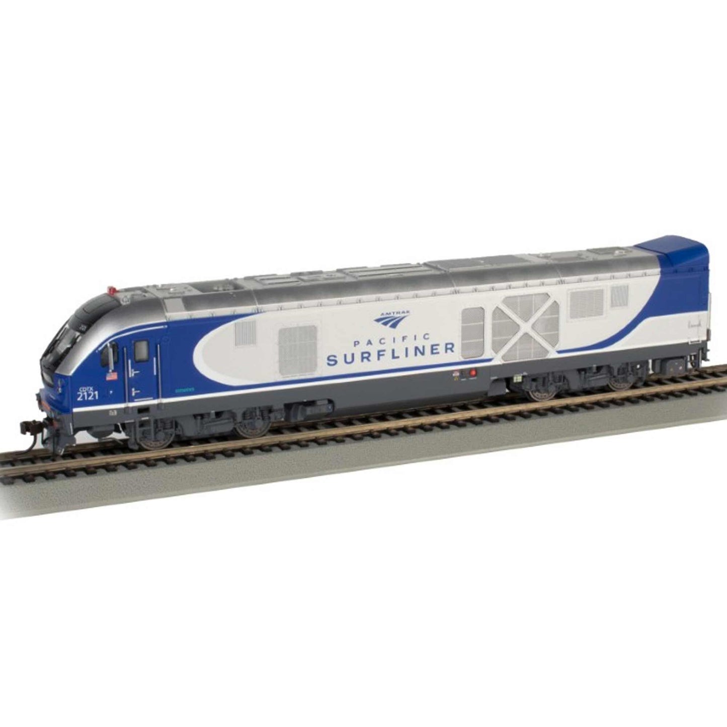 HO SC-44 Locomotive Amtrak Pacific Surfliner#2121