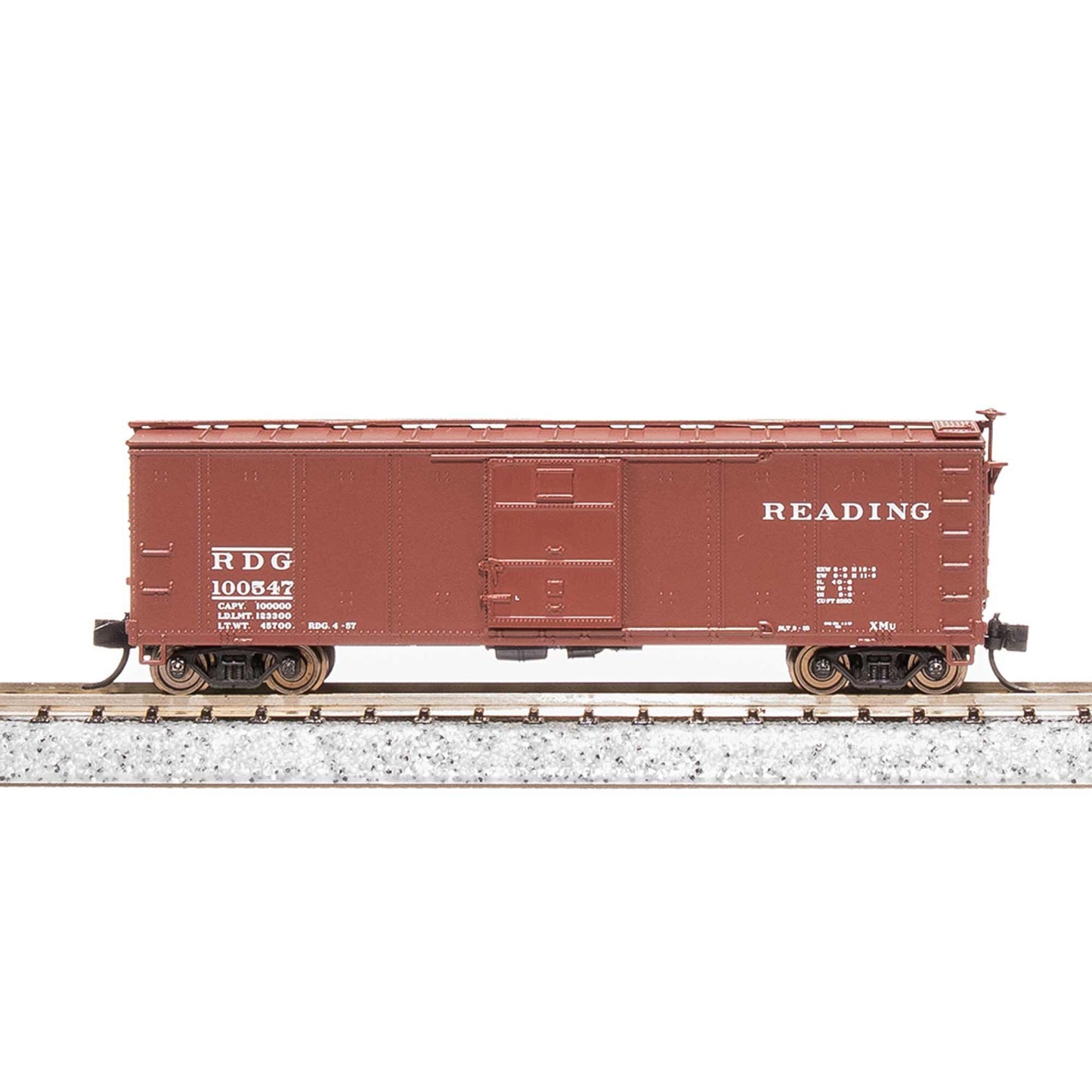 N 40' Steel Boxcar, Set D, NYC, RDG, DLW, NB (4)