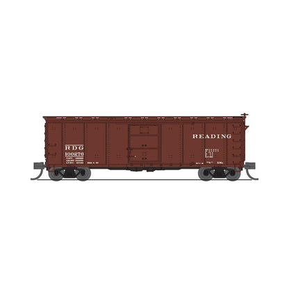 N 40' Steel Boxcar, Set D, NYC, RDG, DLW, NB (4)