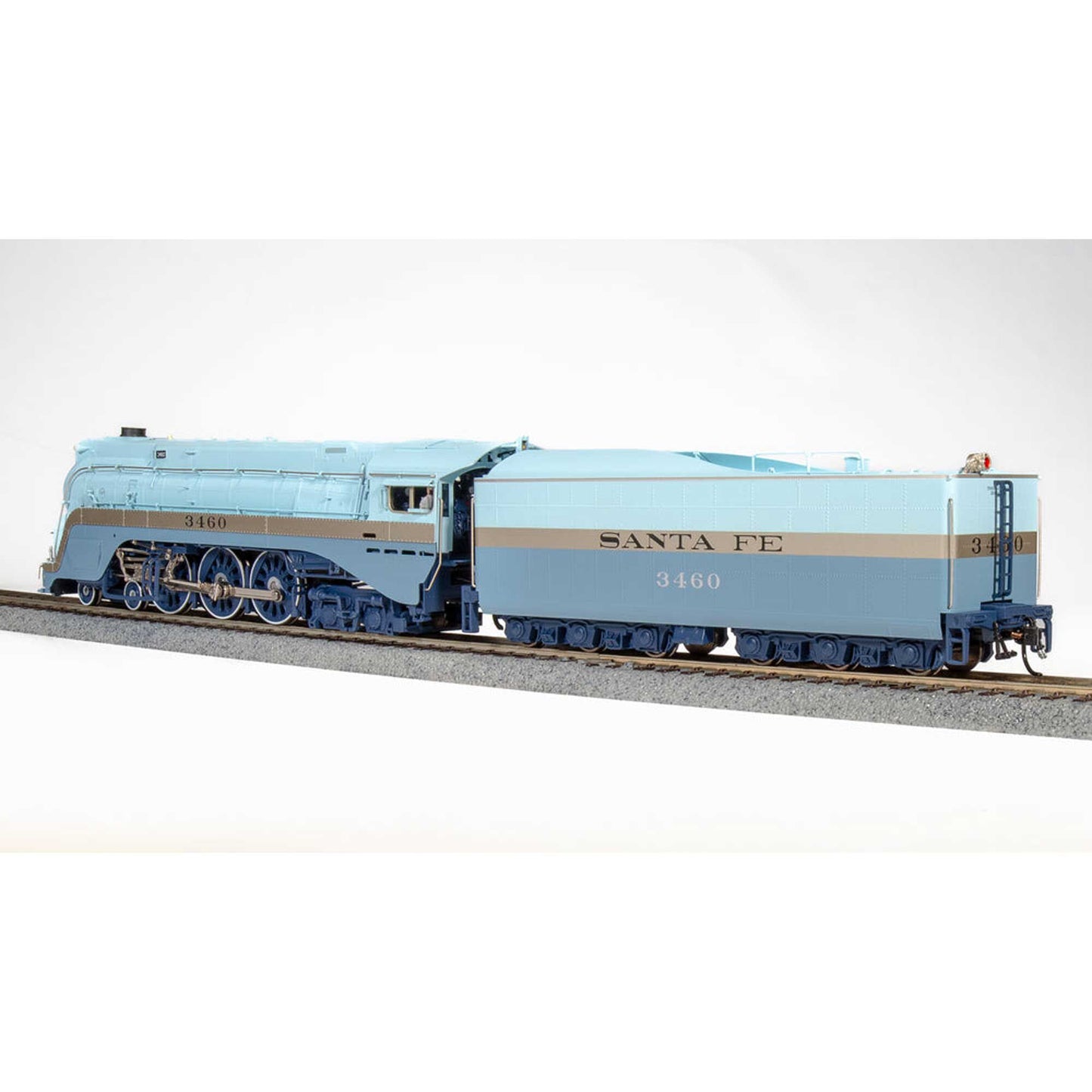 HO ATSF Blue Goose Locomotive, #3460, As Delivered