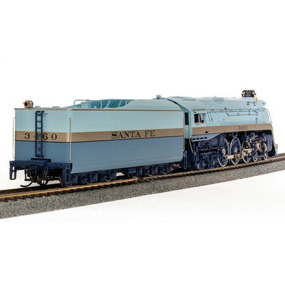 HO ATSF Blue Goose Locomotive, #3460, Early 1939