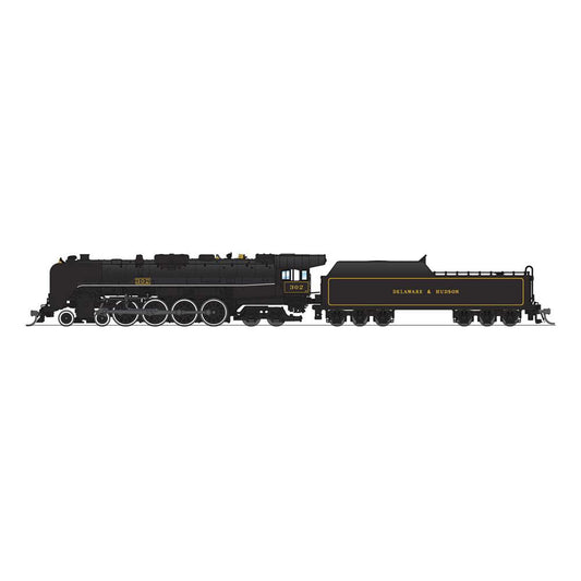 N 4-8-4 T1 Locomotive, Centennial, Paragon 4, Deflectors D&H 302