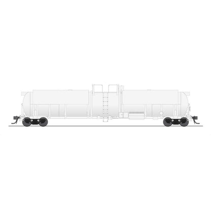 HO Cryogenic Tank Car, Unlettered, White, Type B