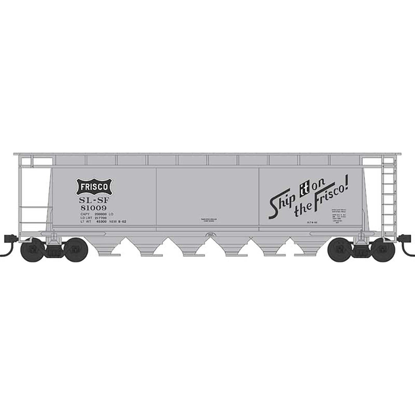 N Scale Cylindrical Hopper Frisco #81009