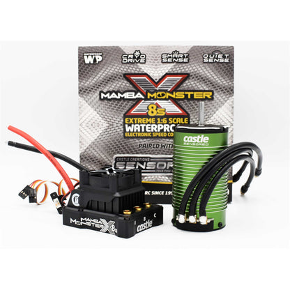 1/6 Mamba Monster X Brushless ESC / 1717-1650Kv Sensored Motor Combo