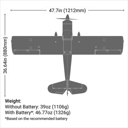 E-flite Decathlon RJG 1.2m PNP