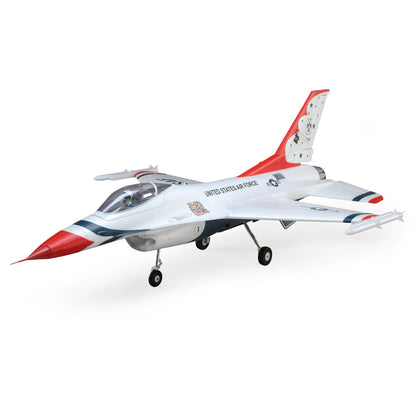 F-16 Thunderbirds 70mm EDF Jet BNF Basic with AS3X and SAFE Select