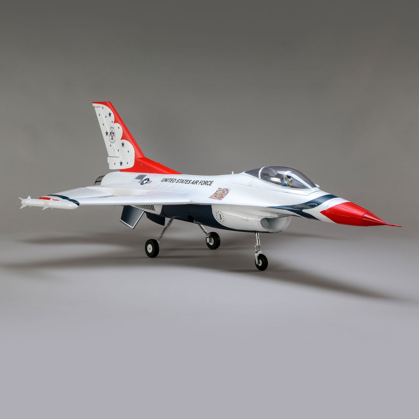 F-16 Thunderbirds 70mm EDF Jet BNF Basic with AS3X and SAFE Select