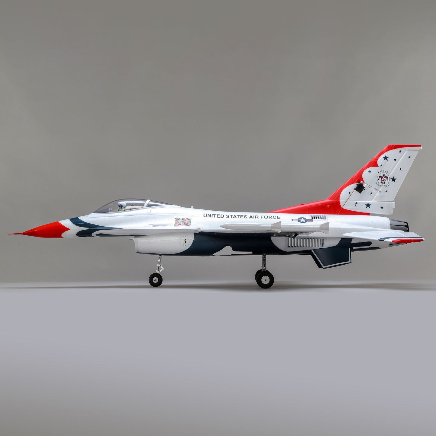 F-16 Thunderbirds 70mm EDF Jet BNF Basic with AS3X and SAFE Select