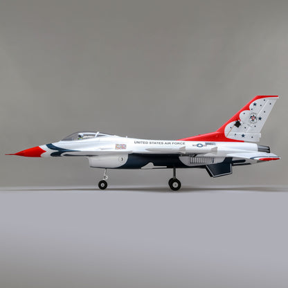 F-16 Thunderbirds 70mm EDF Jet BNF Basic with AS3X and SAFE Select