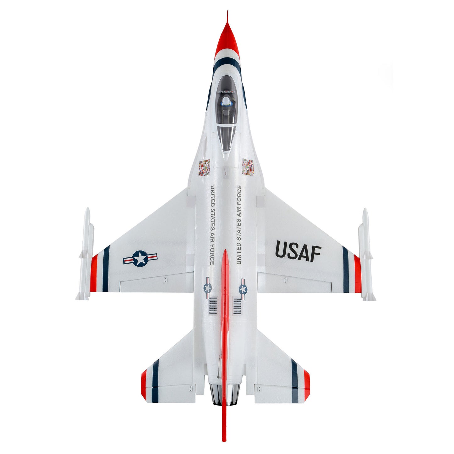 F-16 Thunderbirds 70mm EDF Jet BNF Basic with AS3X and SAFE Select