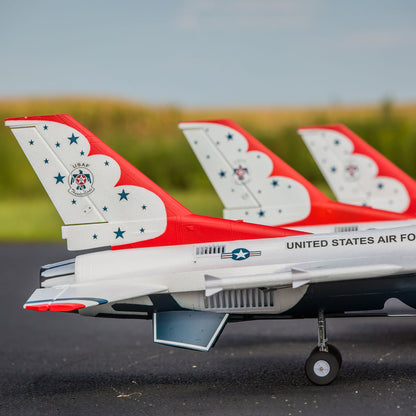 F-16 Thunderbirds 70mm EDF Jet BNF Basic with AS3X and SAFE Select