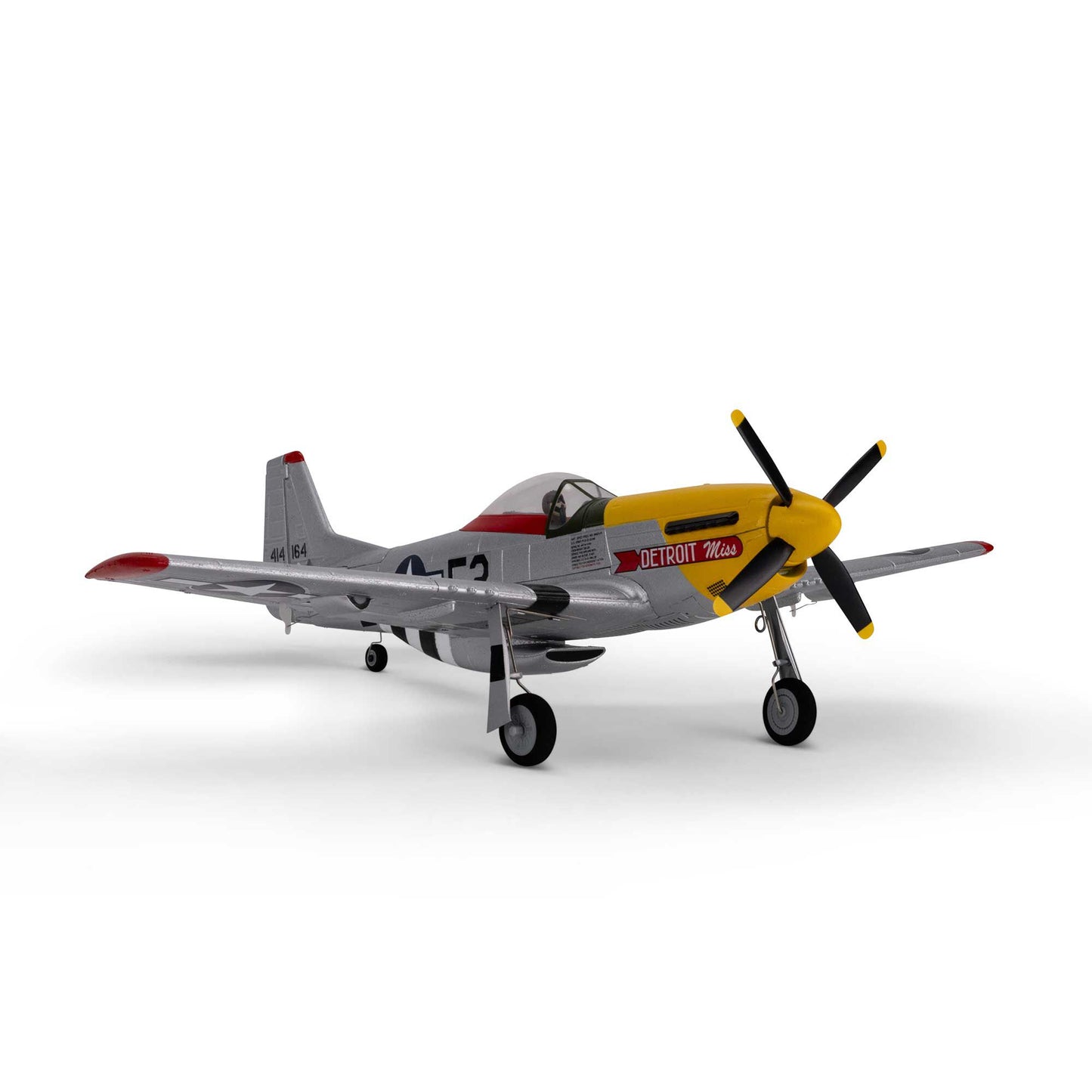 E-flite UMX P-51D Mustang “Detroit Miss” BNF Basic with AS3X and SAFE Select