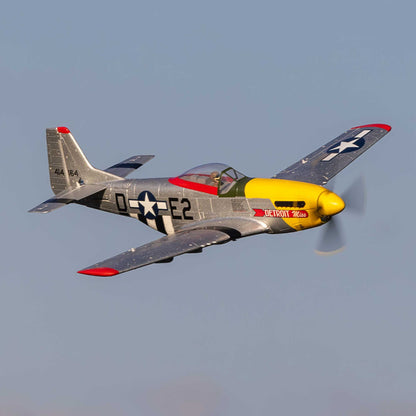 E-flite UMX P-51D Mustang “Detroit Miss” BNF Basic with AS3X and SAFE Select